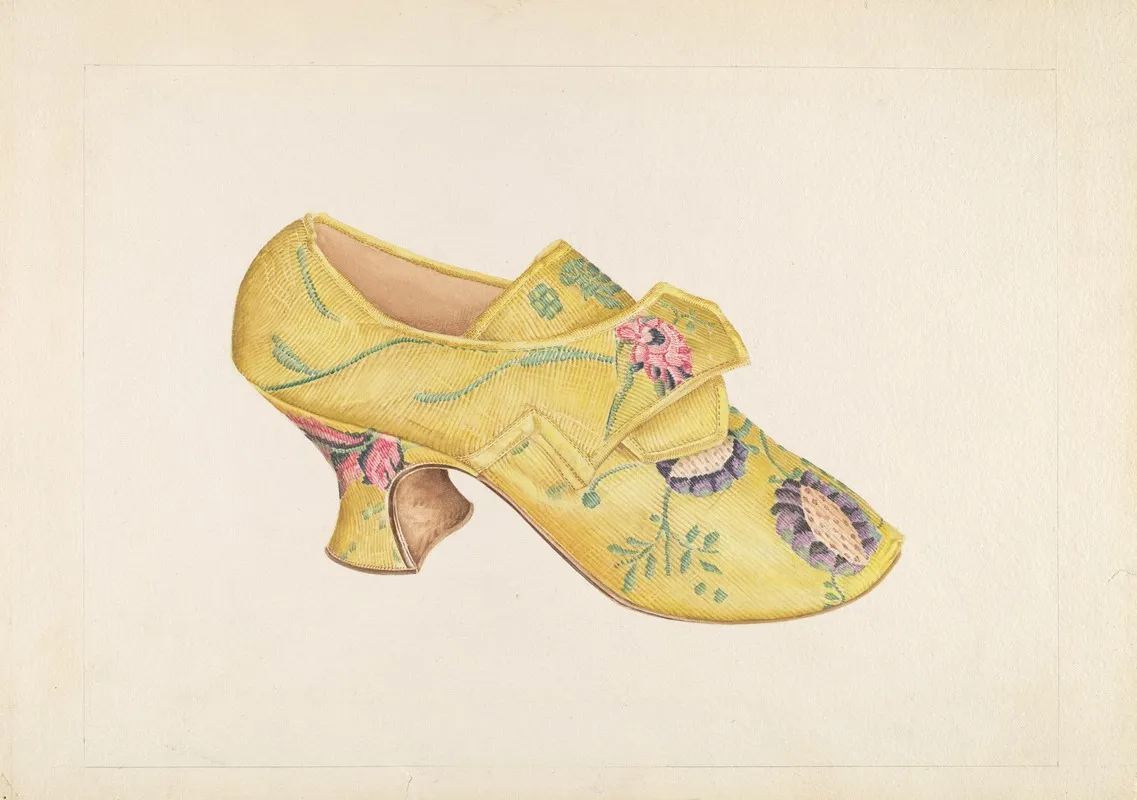 Womans Shoes 4 by Stella Mosher - Canvas Print