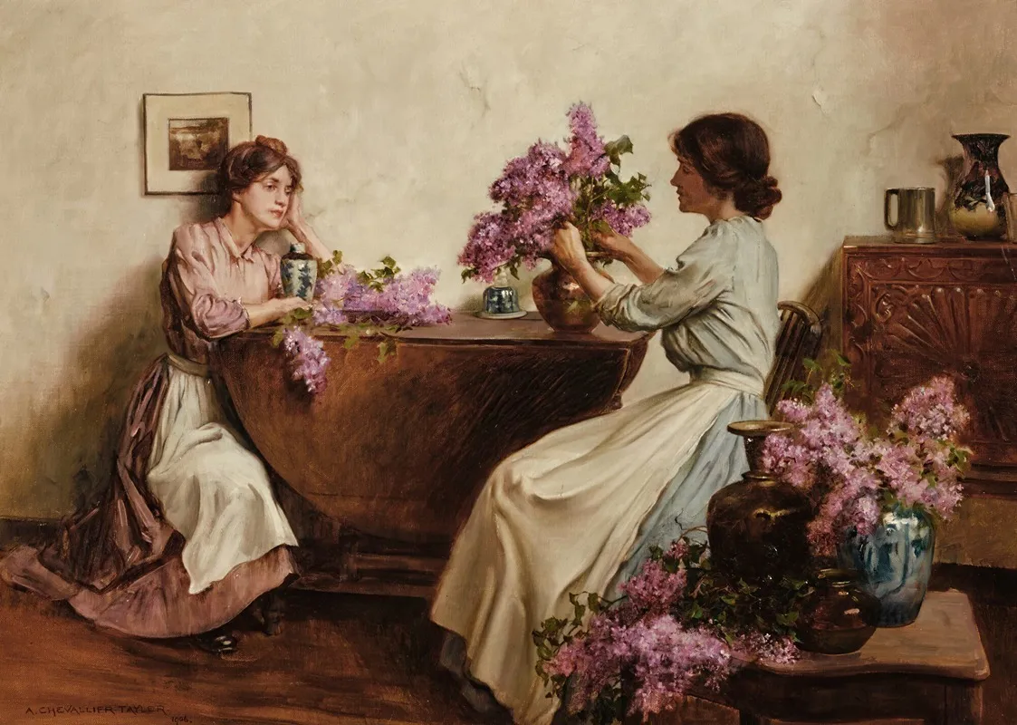 Women Arranging Flowers