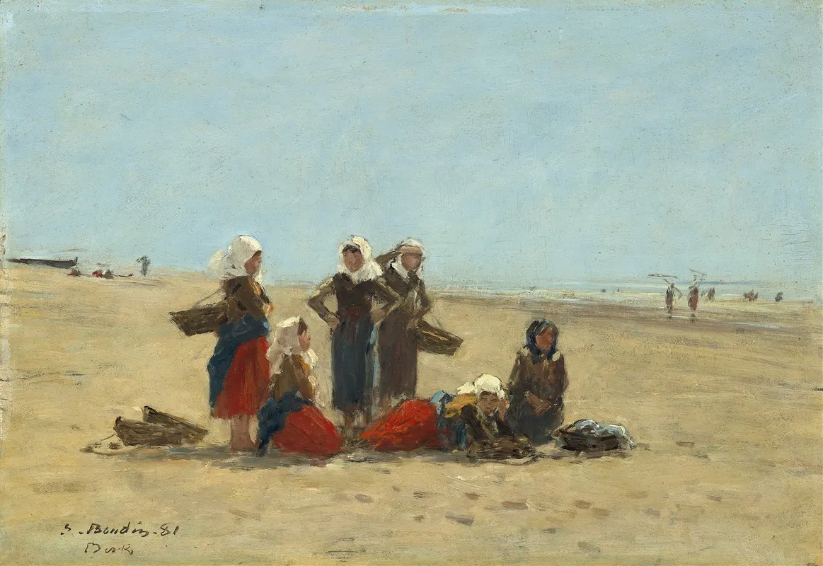 Women On The Beach At Berck