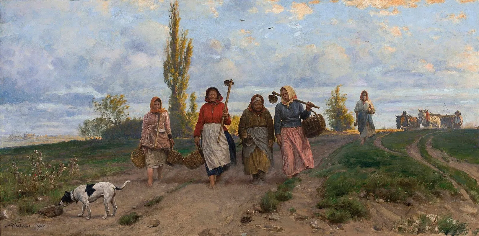 Women Returning From The Fields