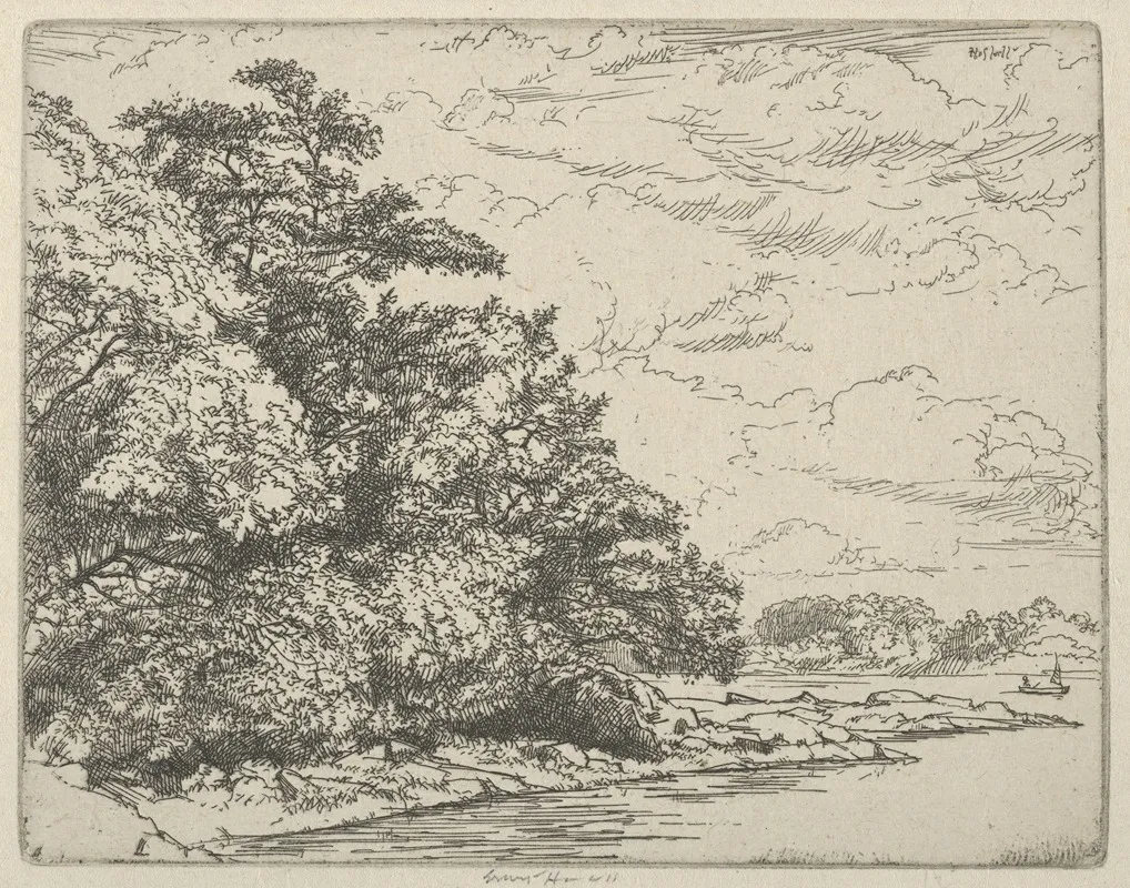 Wooded Point by Ernest Haskell - Canvas Print