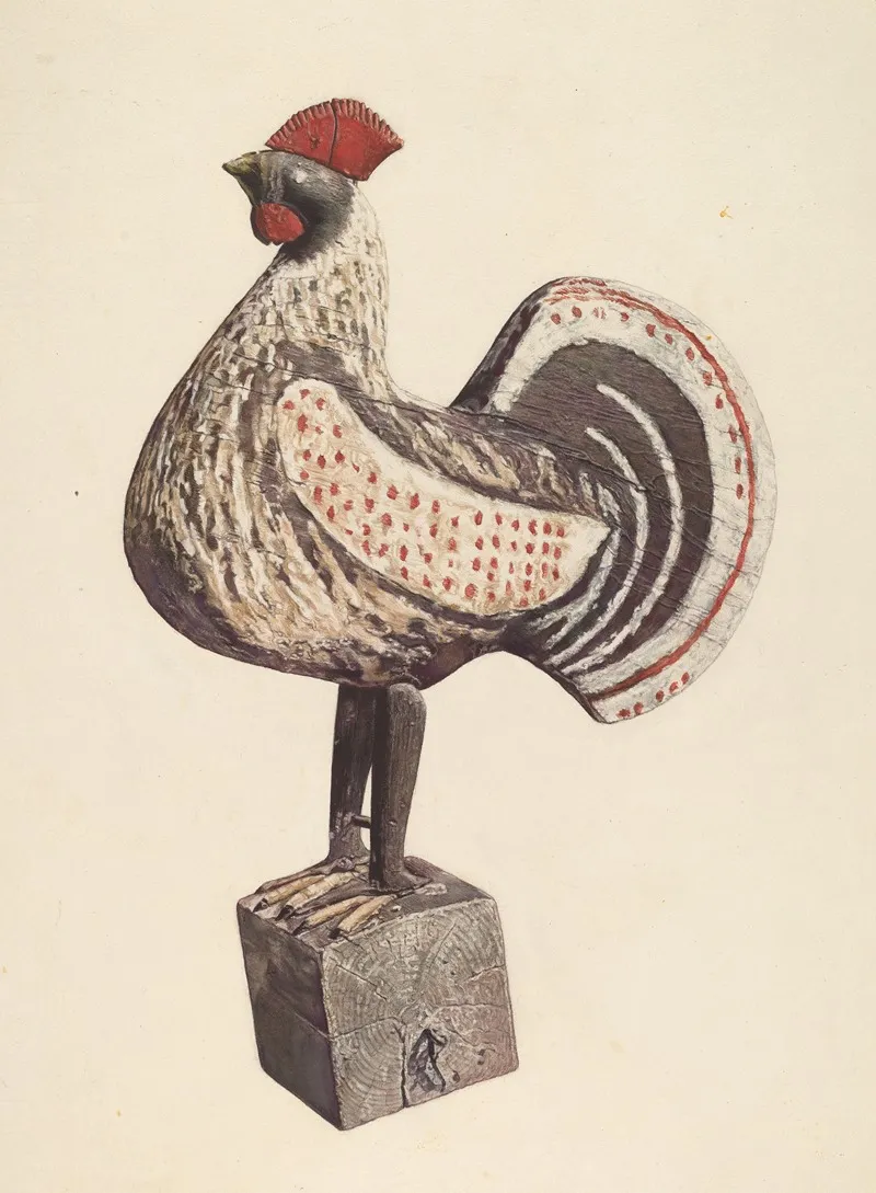 Wooden Rooster 2