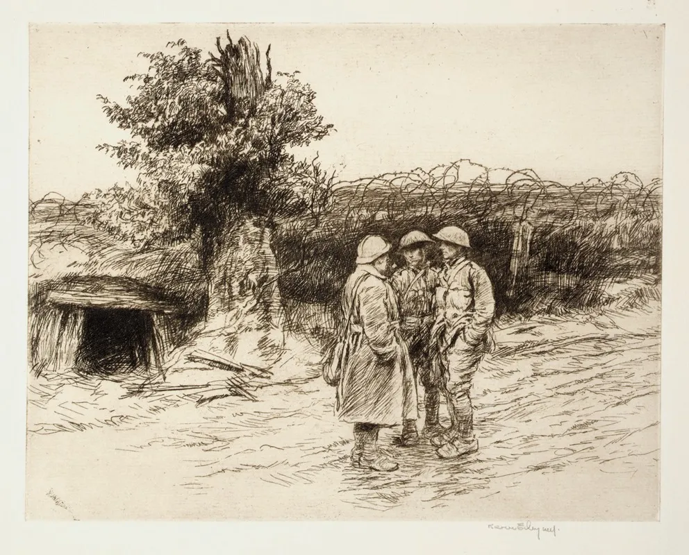 Word By The Way by Kerr Eby - Canvas Print