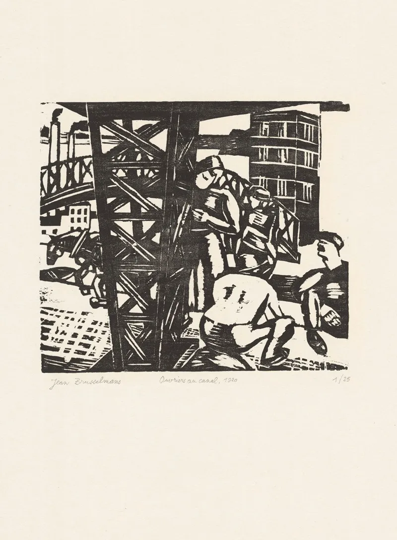 Workers On The Canal