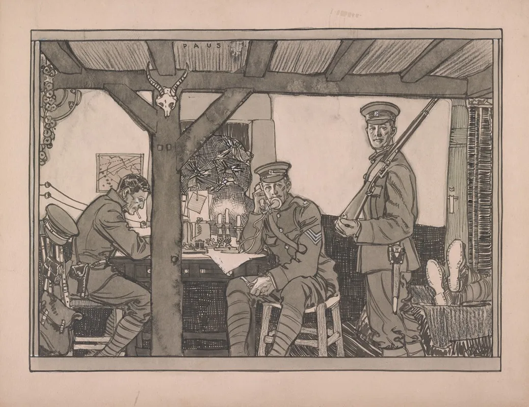 World War I Soldiers by Herbert Paus - Canvas Print