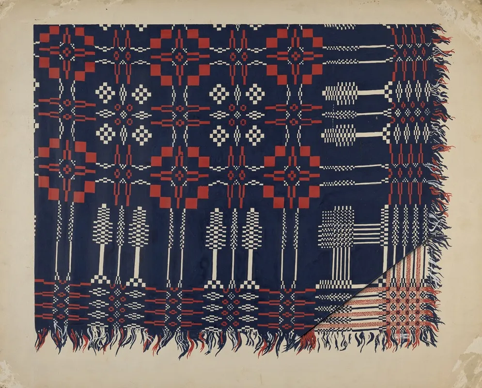 Woven Coverlet 26