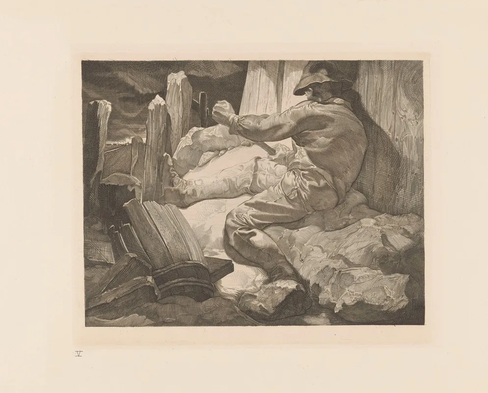 Wrikkende Arbeider 3 by Johannes Josephus Aarts - Canvas Print