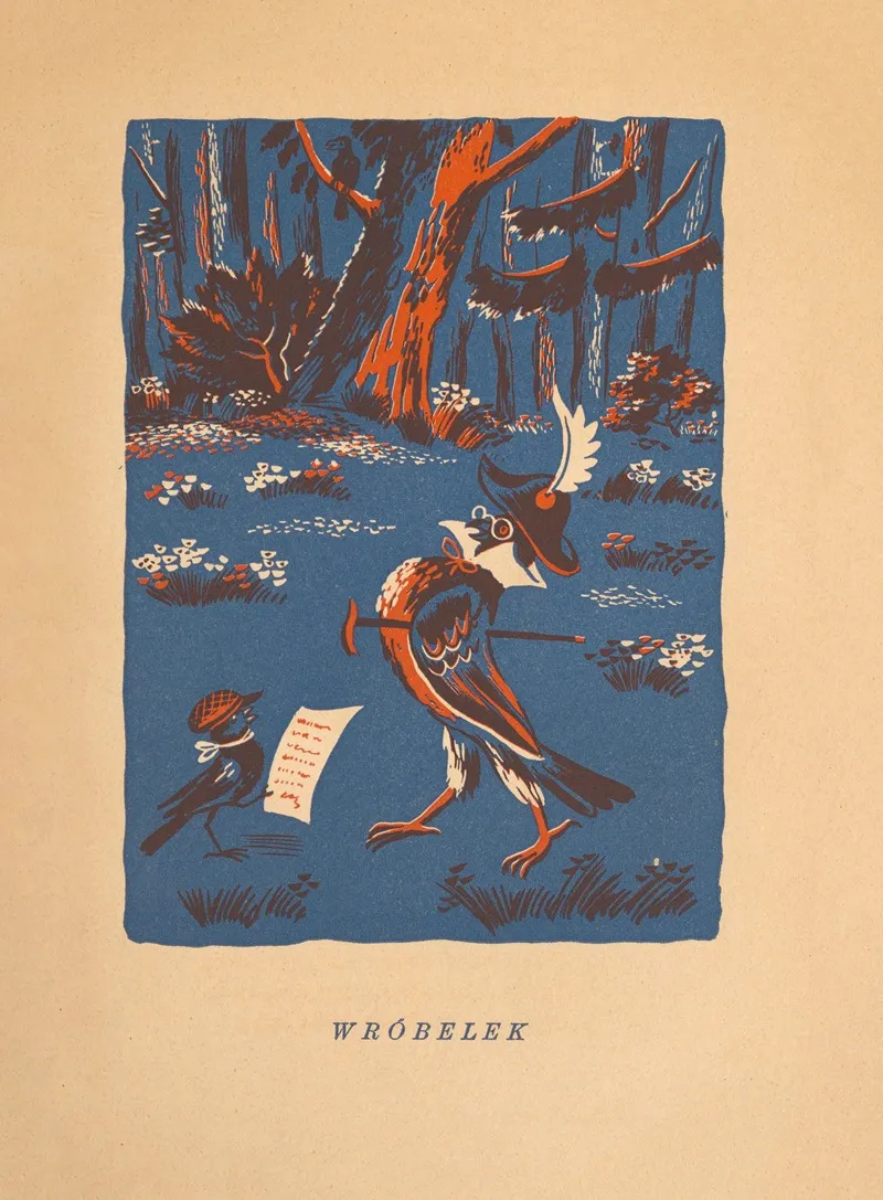 Wrobelek by Antoni Kudła - Canvas Print