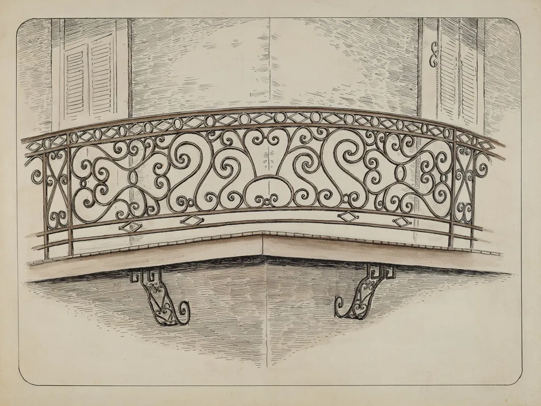 Wrought Iron Balcony