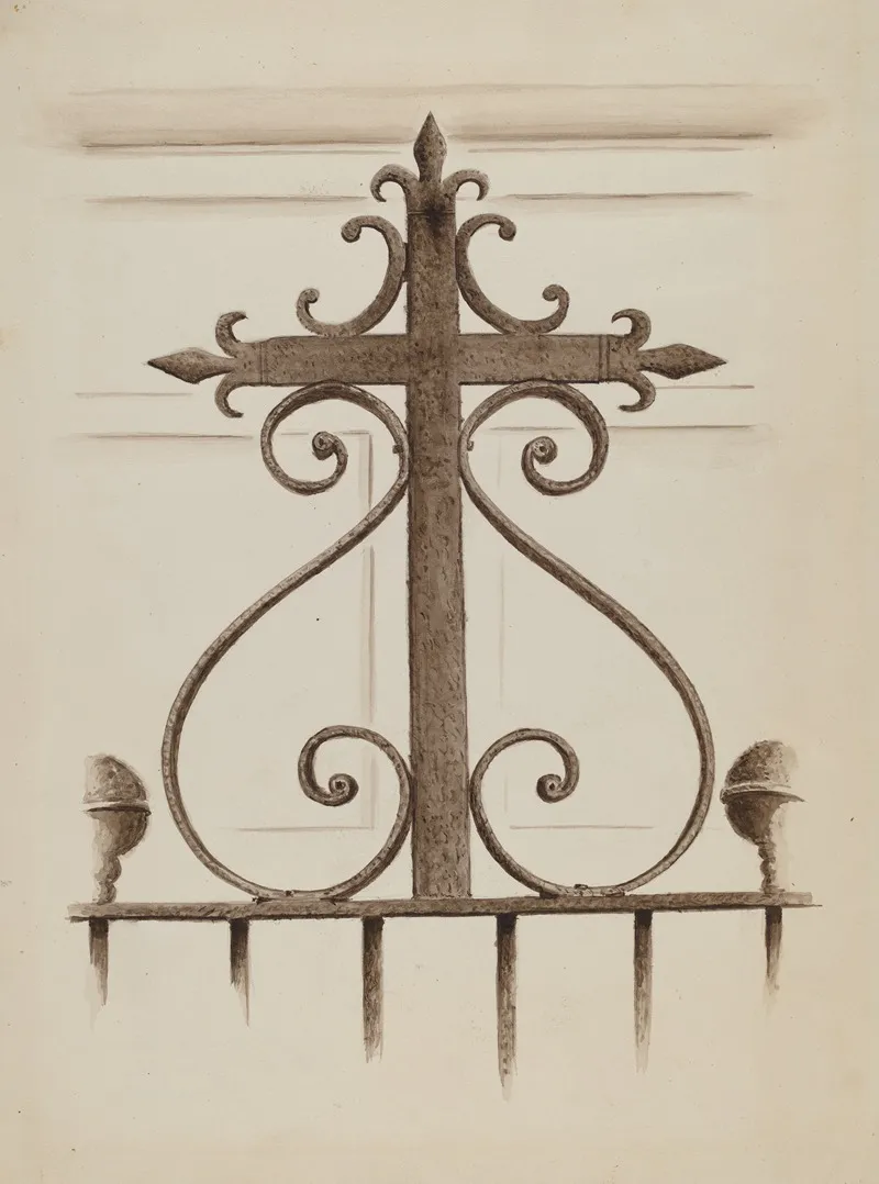 Wrought Iron Cross