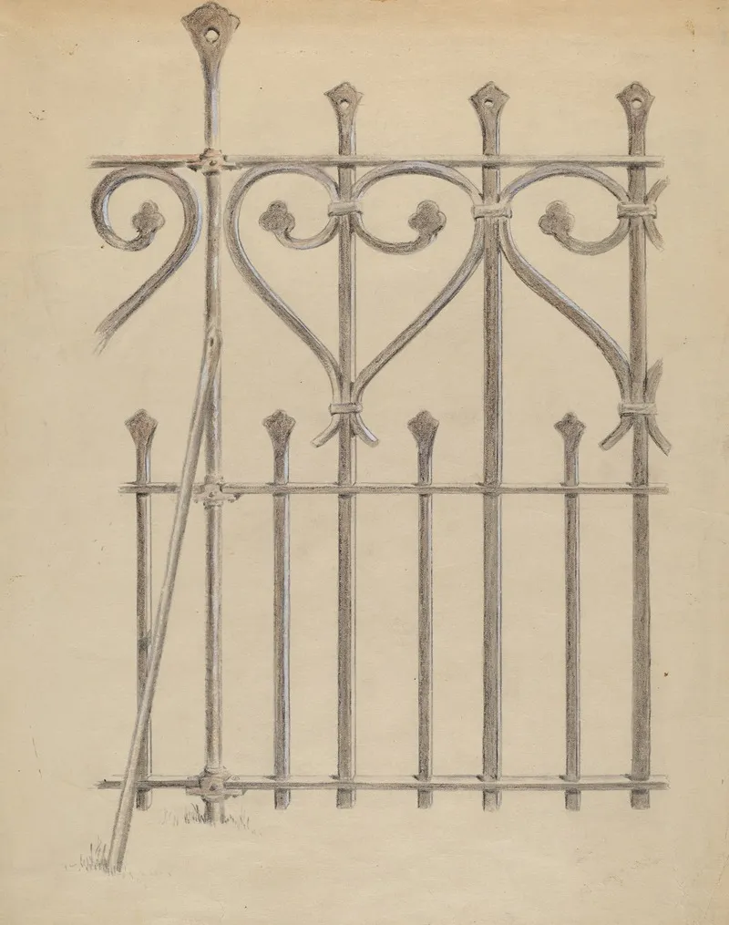 Wrought Iron Fence 2