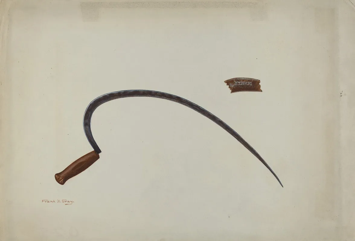Wrought Iron Sickle