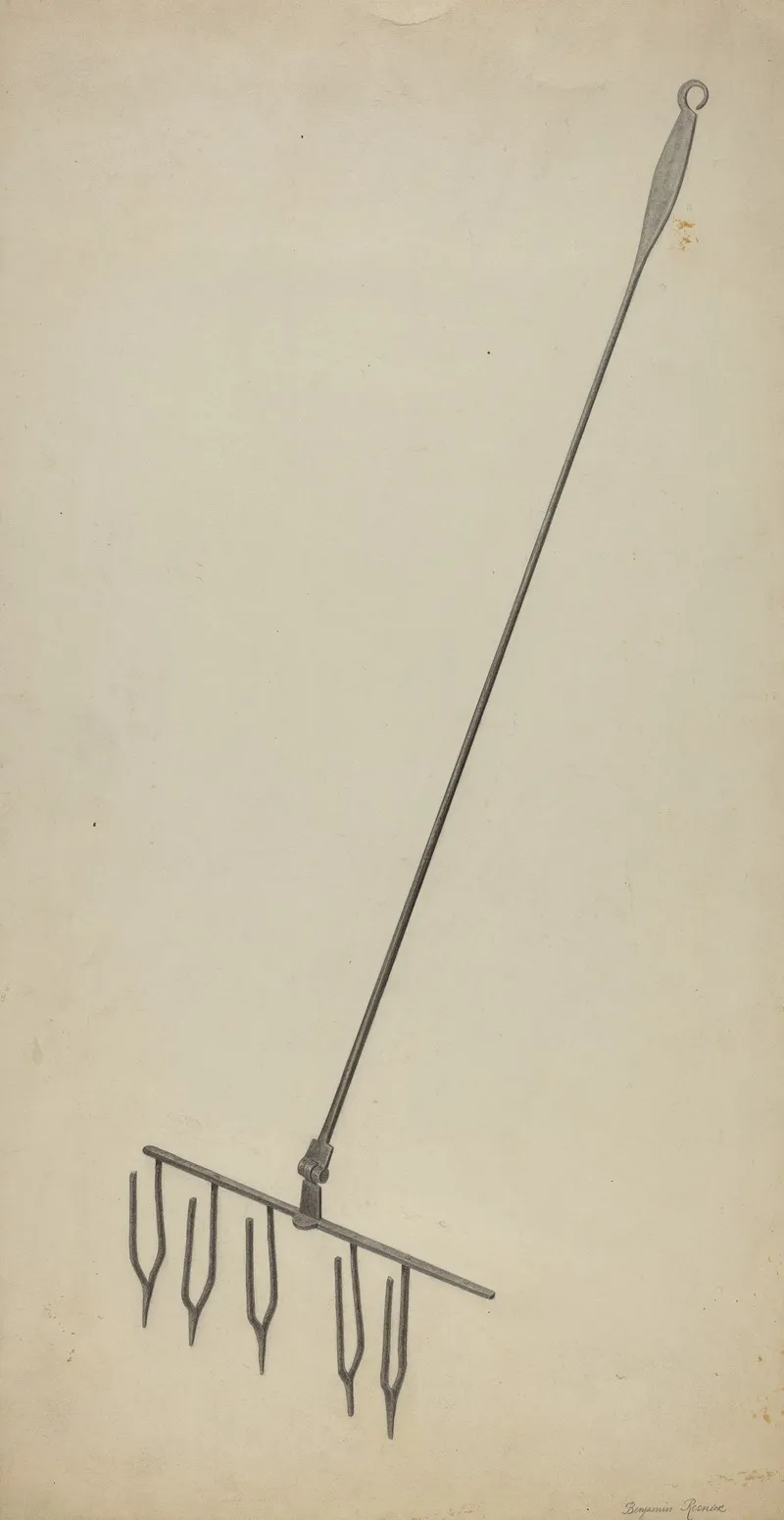 Wrought Iron Toaster by Benjamin Resnick - Canvas Print