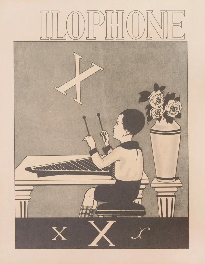Xilophone by Gaston Marechaux - Canvas Print