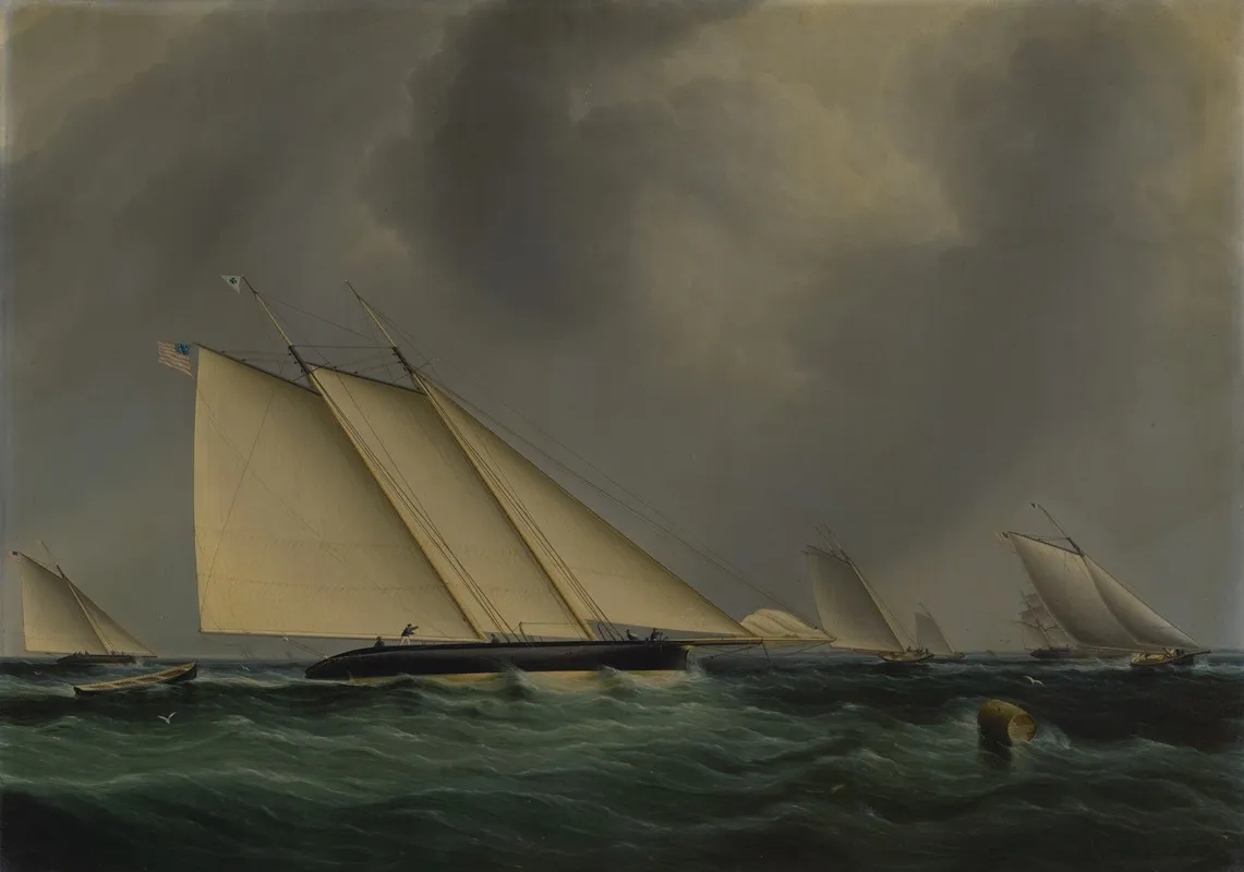 Yacht Race by James E. Buttersworth - Canvas Print