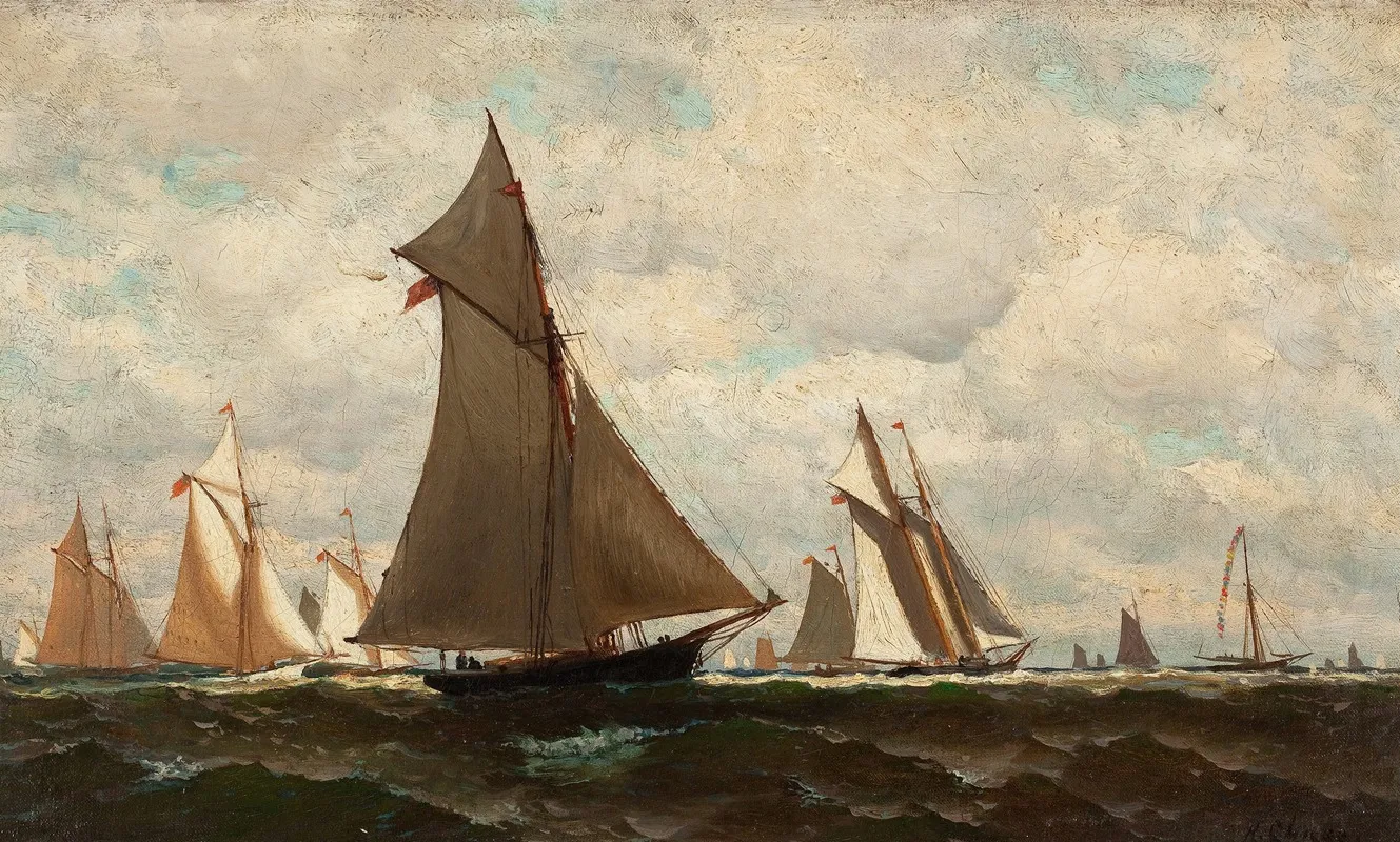 Yachting by Henry Chase - Canvas Print