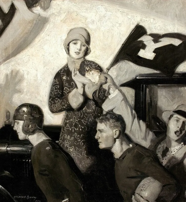 Yale Victory Fisher Body Ad Illustration