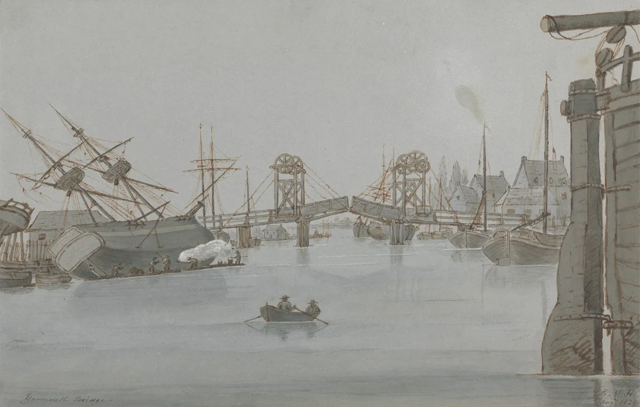 Yarmouth Bridge Aug 1829