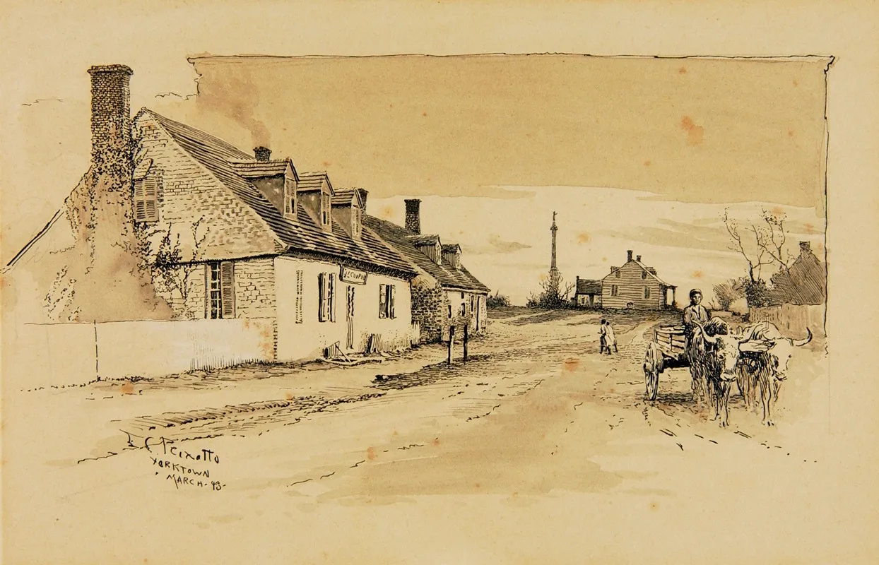 Yorktown 2 by Ernest Peixotto - Canvas Print