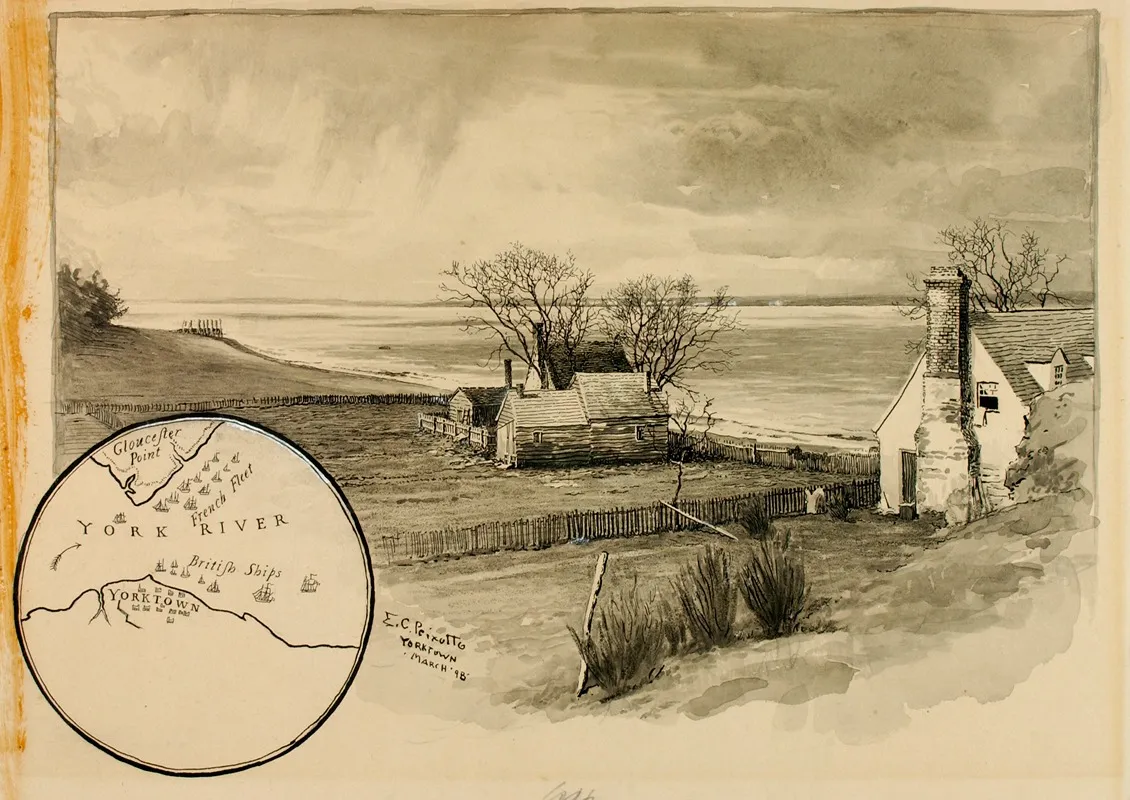 Yorktown 3 by Ernest Peixotto - Canvas Print