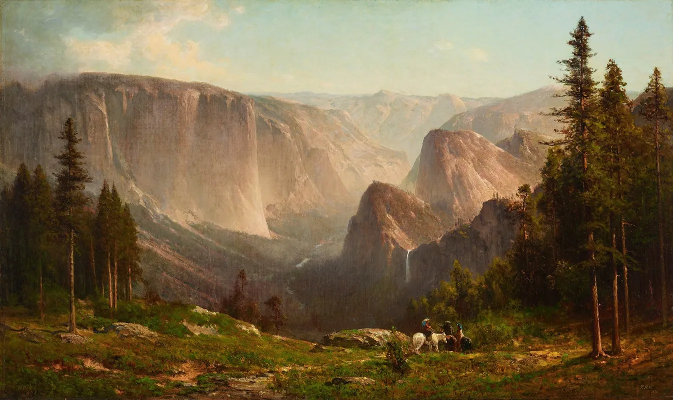 Yosemite 3 by Thomas Hill - Canvas Print