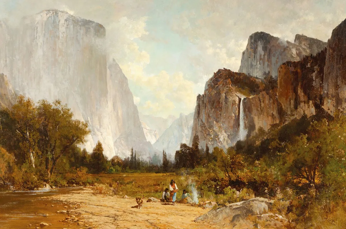 Yosemite Valley 2 by Thomas Hill - Canvas Print