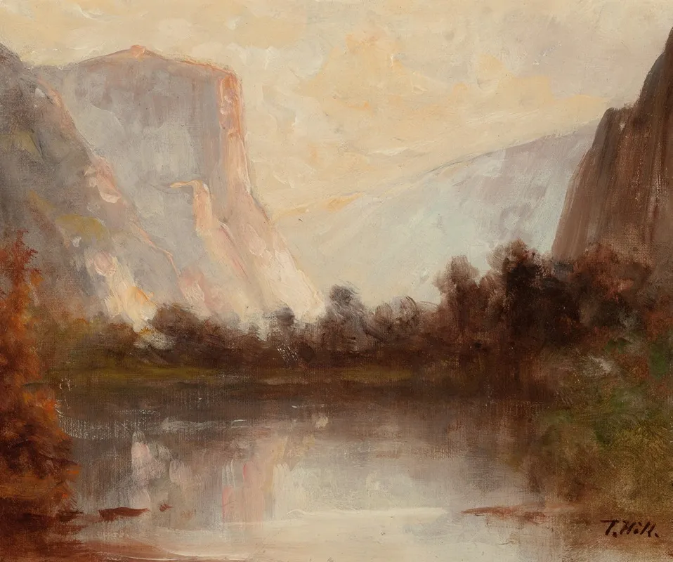 Yosemite Valley 3 by Thomas Hill - Canvas Print