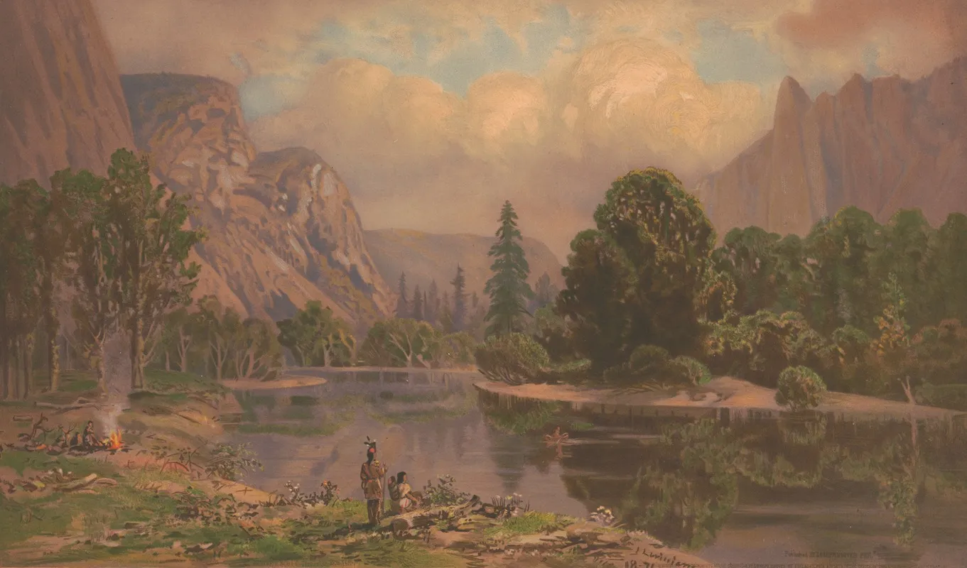 Yosemite Valley 6 by Joseph Hoover - Canvas Print