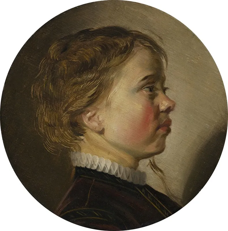 Young Boy In Profile