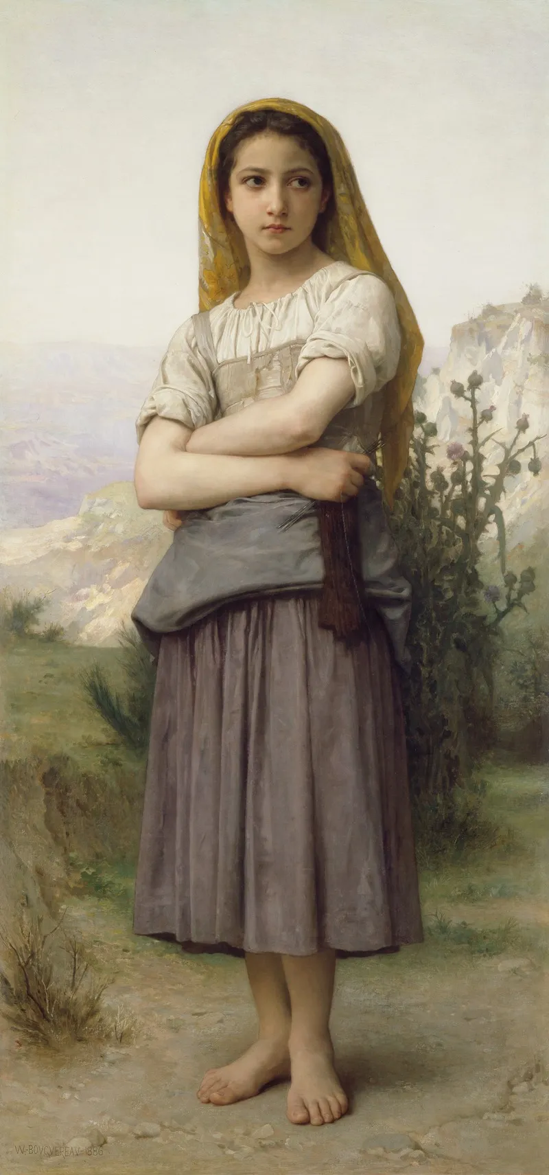 Young Girl 10 by William Bouguereau - Canvas Print