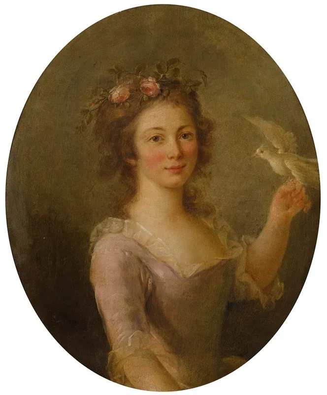 Young Girl With A Bird