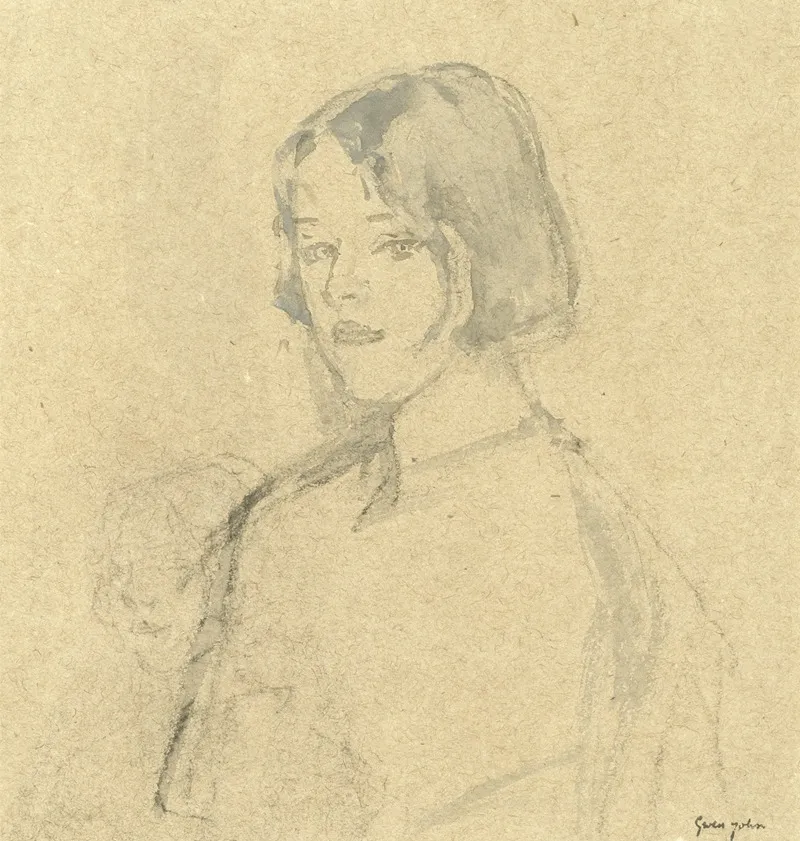 Young Girl With Bobbed Hair