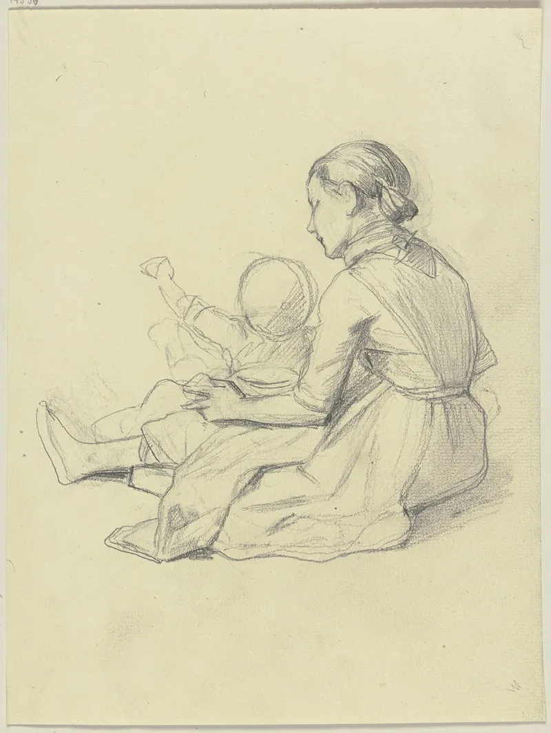 Young Girl With Child