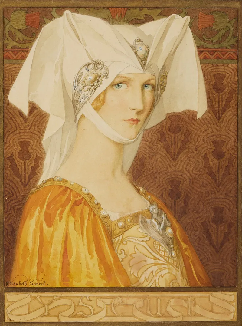 Young Lady In Orange