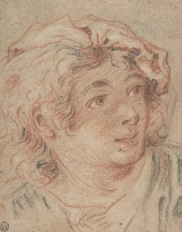 Young Man Wearing A Beret
