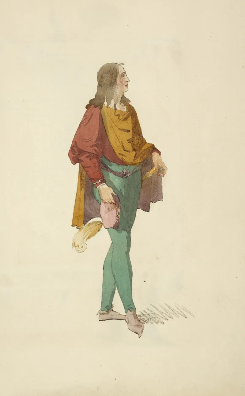 Young Page 1400 by Stewart Watson - Canvas Print