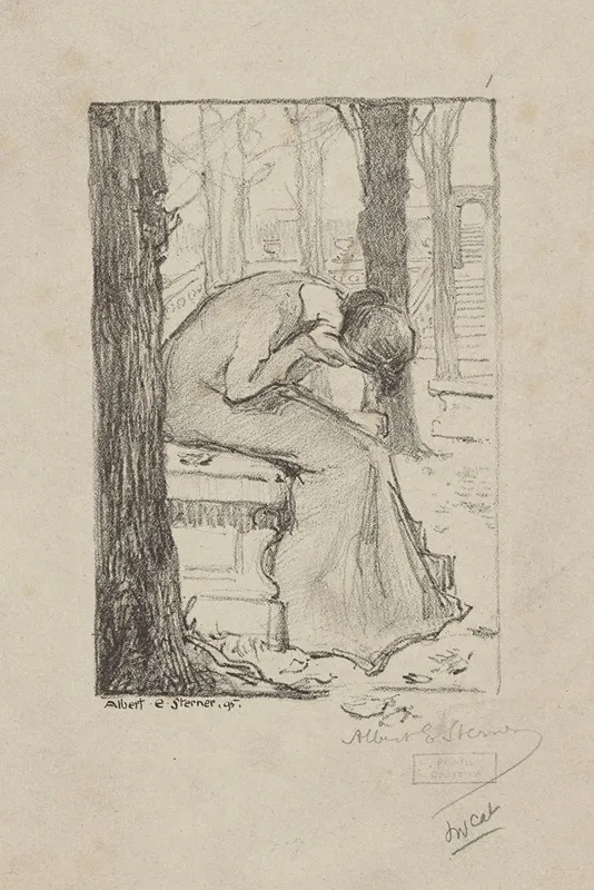 Young Woman Bending Forward