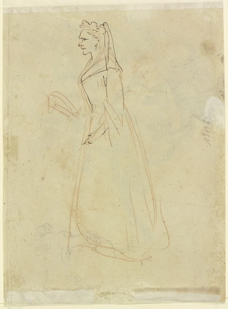 Young Woman Female Head