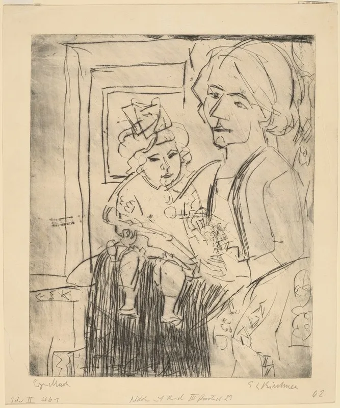 Young Woman With Child