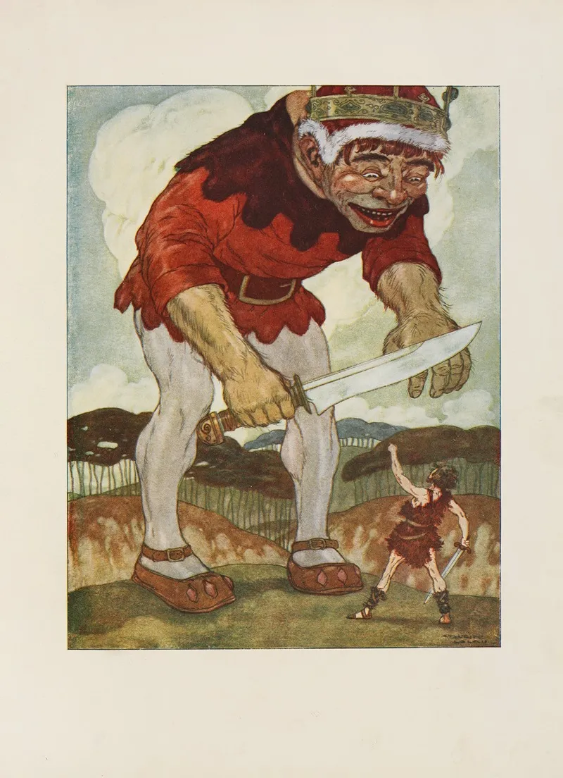 Your Great Hulking Mass Doesnt Frighten Me by Maurice Lalau - Canvas Print