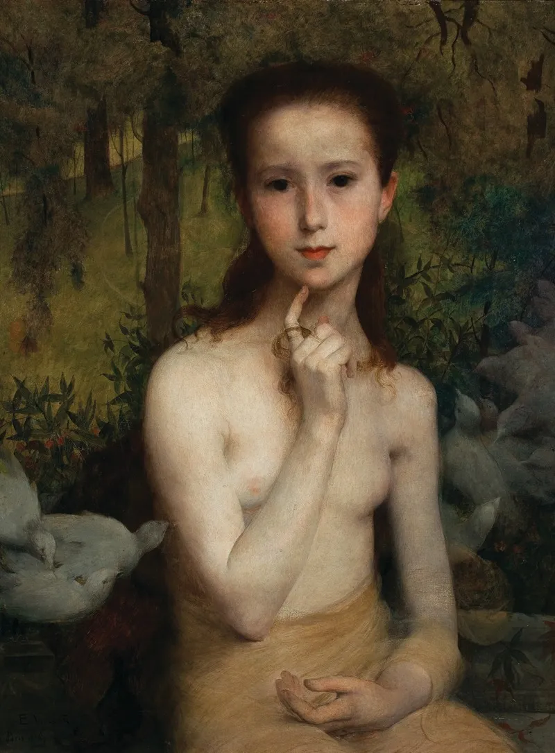 Youth 7 by Eliseu Visconti - Canvas Print