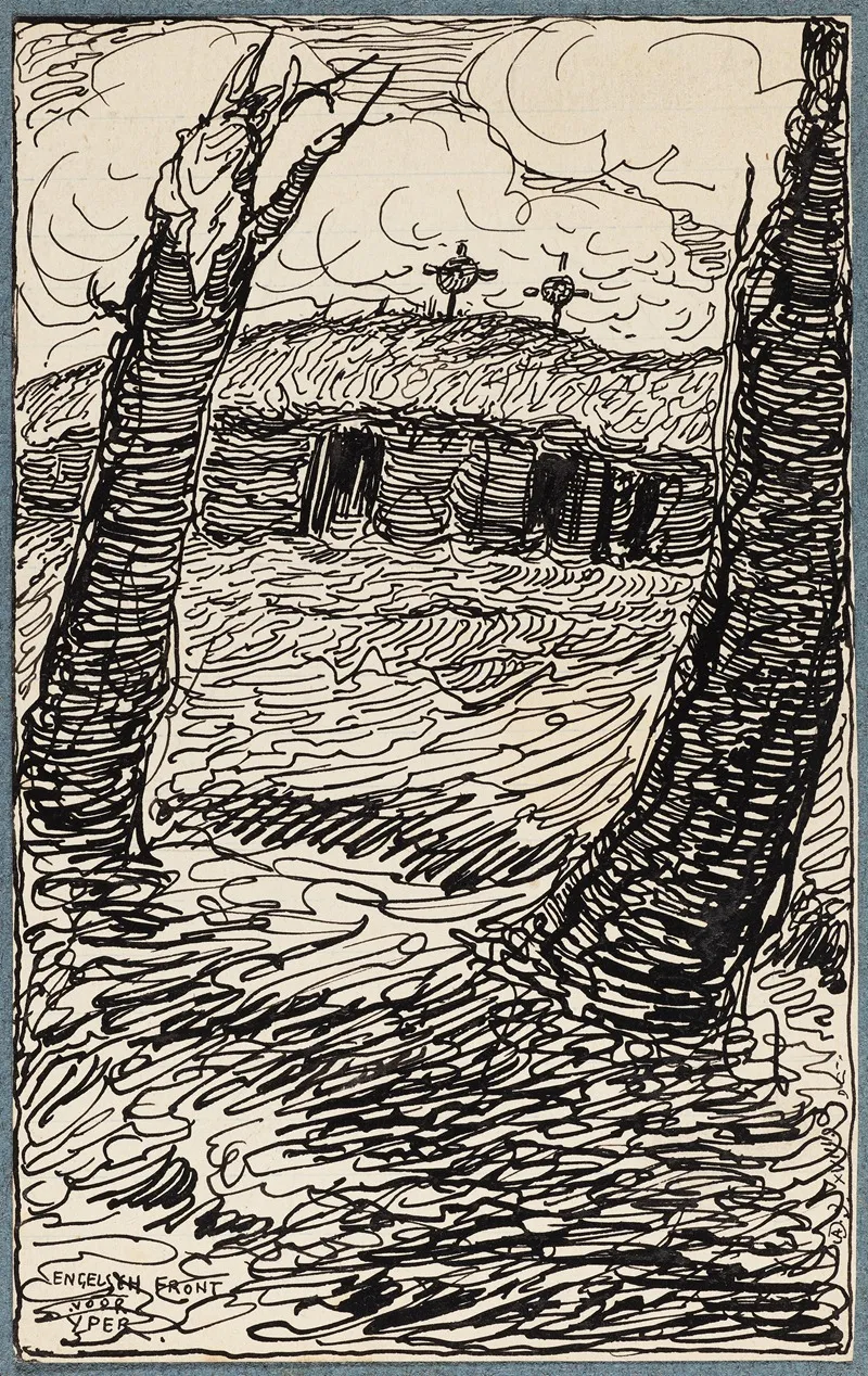 Ypres Remember 43 by Alfred Ost - Canvas Print