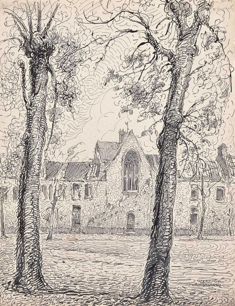 Ypres Remember 54 by Alfred Ost - Canvas Print