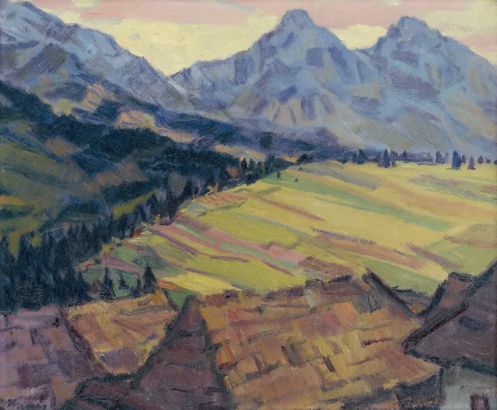 Zdiar Motif by Gustáv Mallý - Canvas Print