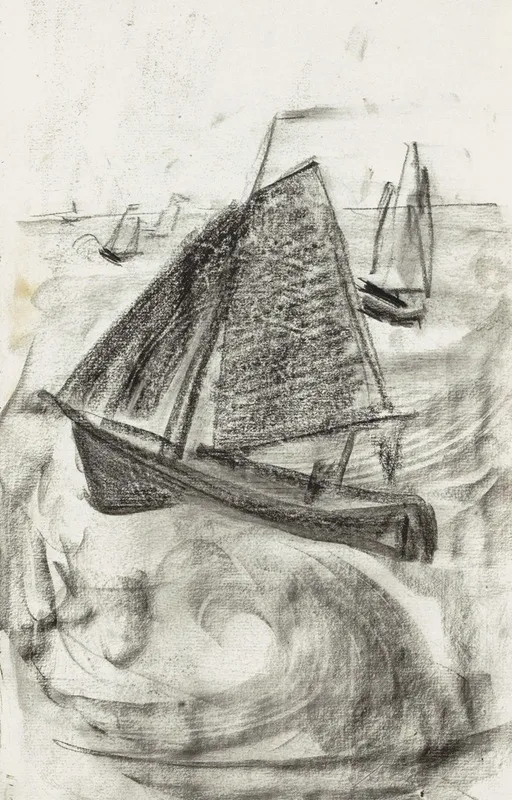 Zeilboten Op Open Water