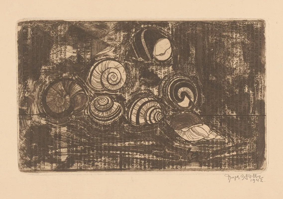 Zeven Schelpen by Reijer Stolk - Canvas Print