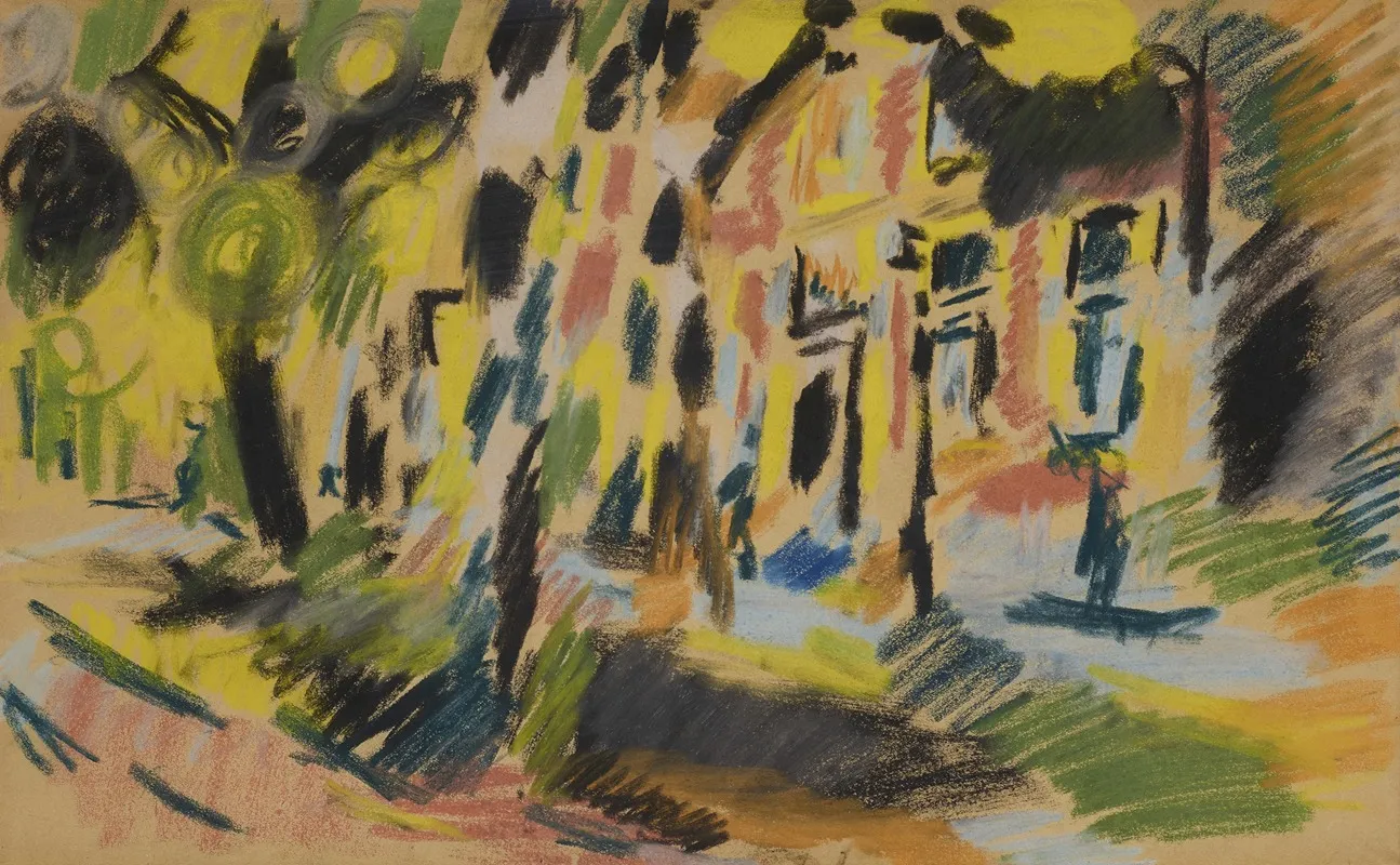 Zicht Op Delft by Jules Schmalzigaug - Canvas Print