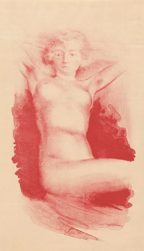 Zittende Naakte Vrouw 3