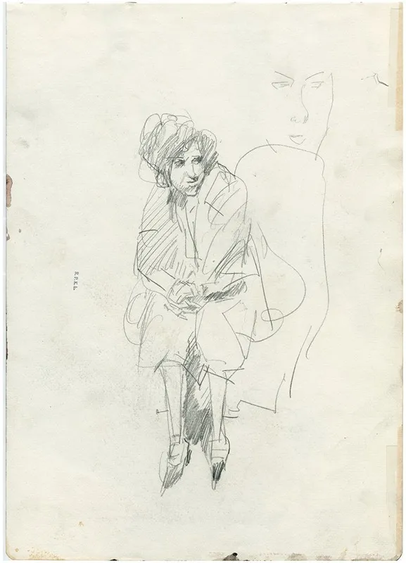 Zittende Vrouw 6
