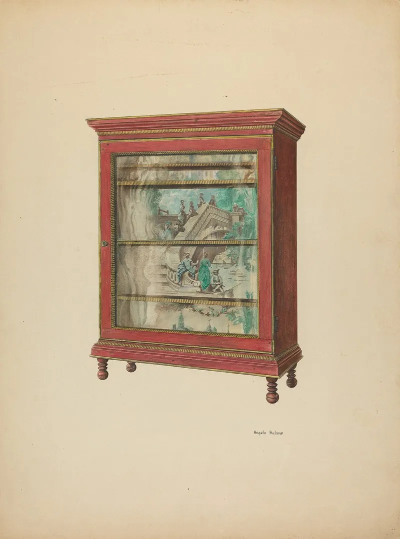 Zoar Cupboard by Angelo Bulone - Canvas Print
